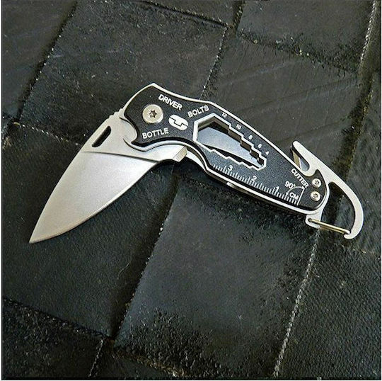 True Utility Smartknife Taschenmesser Schwarz mit Scheide