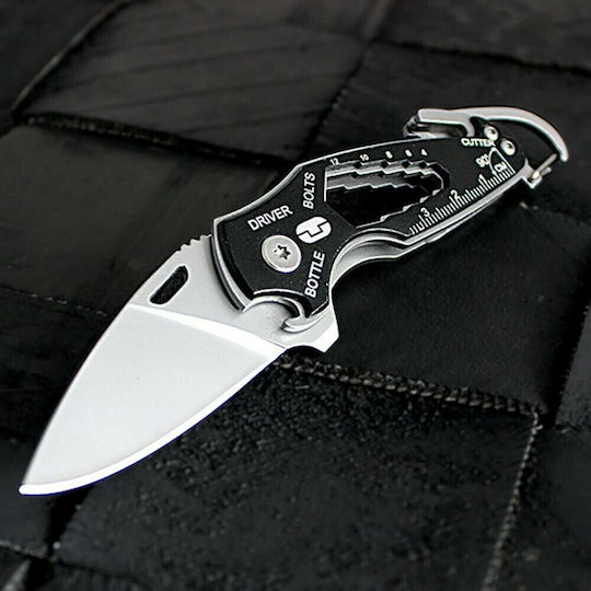 True Utility Smartknife Taschenmesser Schwarz mit Scheide