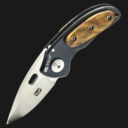True Utility Jacknife Σουγιάς με Μηχανισμό Κλειδώματος Καφέ σε Θήκη