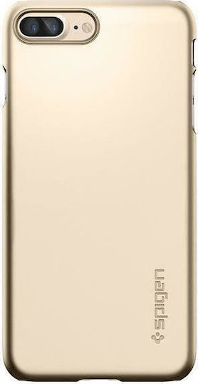 Spigen Thin Fit Back Cover Plastic 0.8mm Gold for iPhone 8/7 Plus