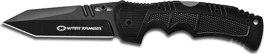 WithArmour Racketeer Taschenmesser Schwarz in Hülle