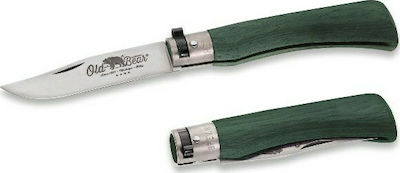 Antonini Old Bear Size L Pocket Knife Classic Green with Blade made of Steel