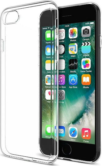 Silicone Back Cover 0.3mm Transparent for iPhone 8/7 Plus