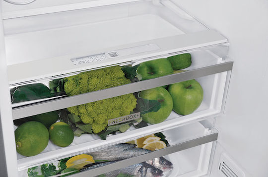 Whirlpool Ψυγειοκαταψύκτης 371lt Total NoFrost Υ201xΠ60.1xΒ72.9εκ. Inox W7 921O OX H