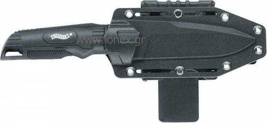 Walther Backup Messer Schwarz in Hülle