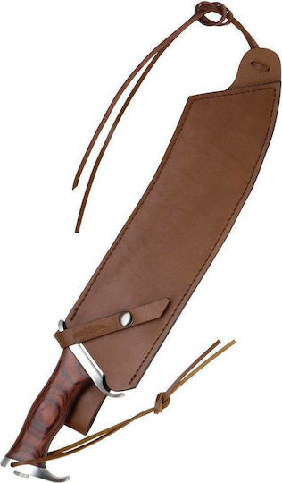 United Cutlery Hibben IV Combat Machete Ματσέτα Καφέ σε Δερμάτινη Θήκη