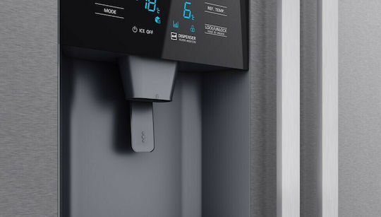 Teka Ψυγείο Ντουλάπα 516lt Total NoFrost Υ178.8xΠ89.5xΒ74.5εκ. Inox Rlf 74920