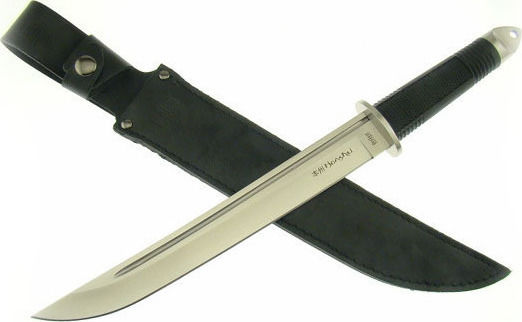 United Cutlery Honshu Full Tang Tanto Ματσέτα Μαύρη σε Δερμάτινη Θήκη