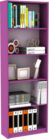 Bibliothek Lila 58x23x170cm