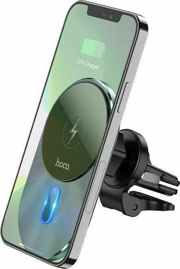 Hoco Βάση Κινητού Αυτοκινήτου CA91 Magnetic Magsafe iPhone 12 με Μαγνήτη και Ασύρματη Φόρτιση