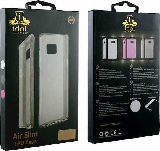 Idol 1991 Air Slim Umschlag Rückseite Silikon Transparent (Galaxy J5 2016)