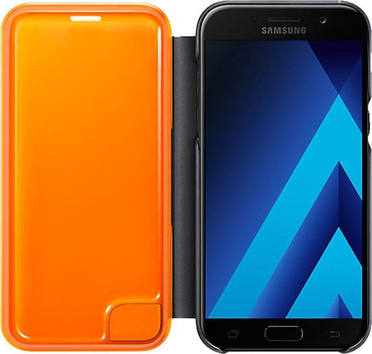 Samsung Book Δερματίνης Μαύρο (Galaxy A3 2017)