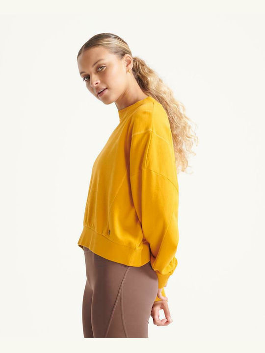 Flex Batwing Γυναικείο Φούτερ Κίτρινο
