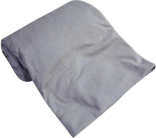 Nef-Nef Homeware Jersey Μονό 100x200+30εκ. με Λάστιχο 726 Light Gray Nef-Nef Homeware Jersey Μονό 100x200+30εκ. με Λάστιχο 726 Light Gray