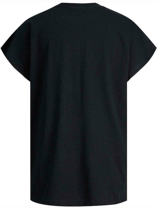 Jack & Jones Γυναικείο Αθλητικό T-shirt Μαύρο