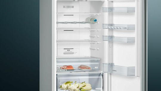 Siemens Ψυγειοκαταψύκτης 368lt Total NoFrost Υ203xΠ60xΒ66εκ. Inox KG39NVIEC