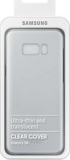 Samsung Back Cover Σιλικόνης 0.8mm Ασημί (Galaxy S8+)
