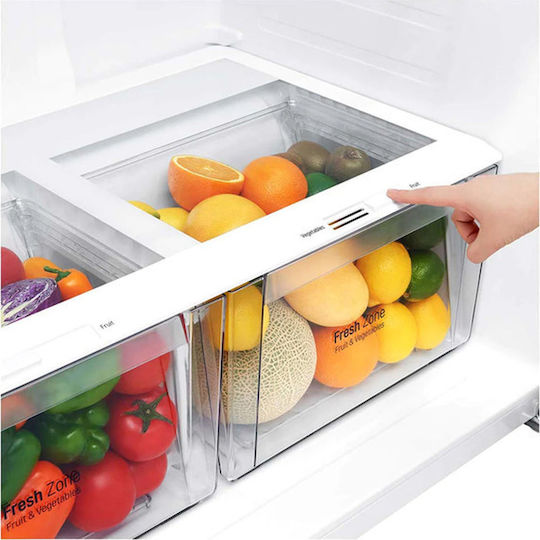 LG Frigider cu două uși 592lt Total NoFrost Î184xL86xA73cm. Inox GTB916PZHYD