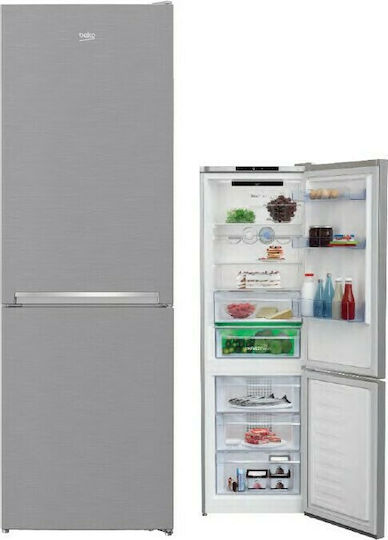 Beko Combină frigorifică 324lt NoFrost Î185.2xL59.5xA67cm. Inox RCNA366I40ZXBN