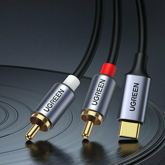 Ugreen CM451 Καλώδιο USB-C - 2x RCA 1.5m (20193)