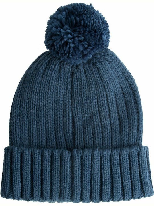 Pepe Jeans Emily Γυναικείος Pom Pom Beanie Σκούφος σε Μπλε χρώμα