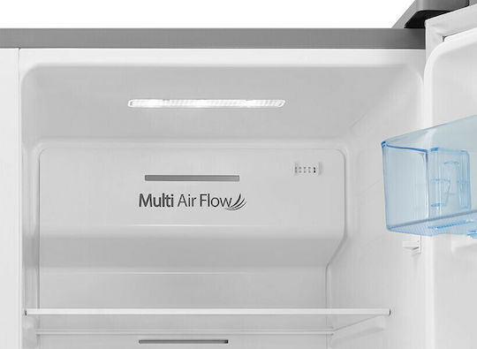Hisense Side-by-Side Kühlschrank 519Es Total NoFrost H178.6xB91xT64.3cm. Inox RS677N4BIE