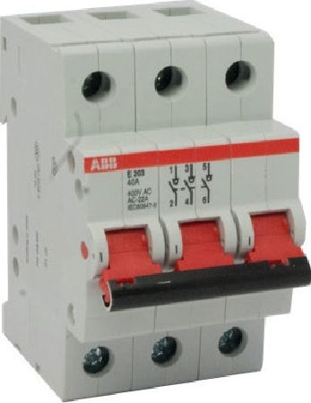 Abb Τριπολικός Διακόπτης Ράγας 400V 125A