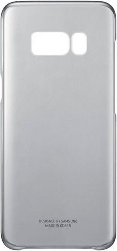 Samsung Umschlag Rückseite Silikon 0.8mm Schwarz (Galaxy S8+)