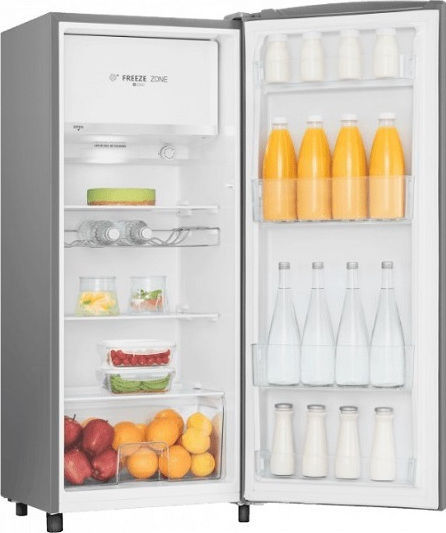 Hisense Einzeltür Kühlschrank 165Es H128xB51.9xT51.3cm. Inox RR220D4ADF