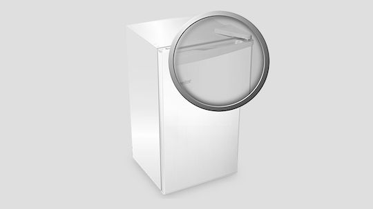 Inventor Mini Bar 93lt Υ86xΠ47.2xΒ45εκ. Λευκό MP862W