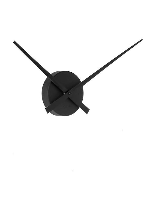 Karlsson Little Big Time Wall Clock Metallic Black 44x44cm