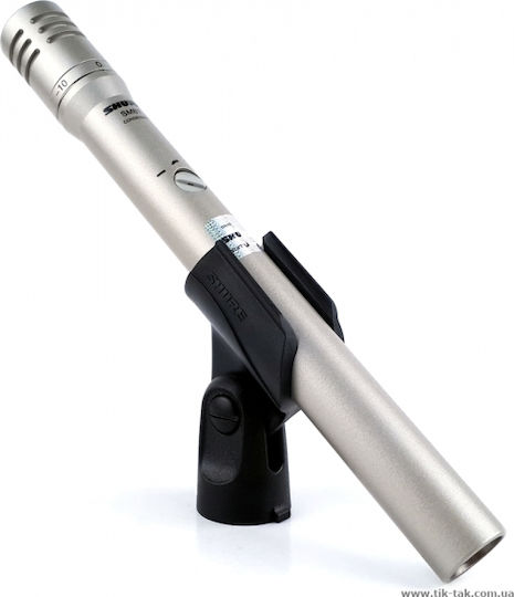 Shure SM81-LC Condenser (Small Diaphragm) Microphone for Vocals in Silver Color