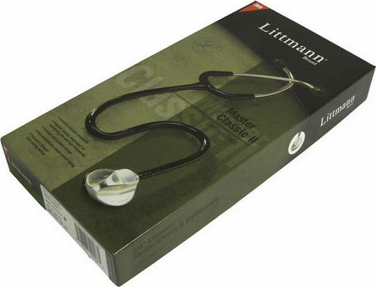 3M Littmann Master Classic II Cardiologie Stetoscop cu o singură capătă Negru