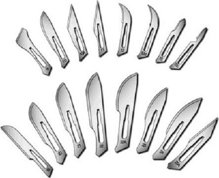 Bournas Medicals Medical Scalpel No10 122.001.10 100 Pieces