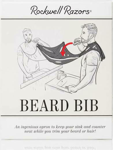 Rockwell Razors Pelerină de tuns Beard Bib Neagră