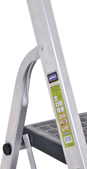 Palbest Quickstep Step Ladder Aluminum 3 Steps 75cm