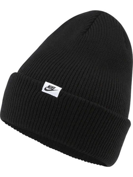Cuffed Futura Beanie Beanie Knitted in Black color