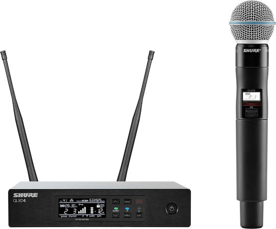 Shure QLXD24/B58 Σετ Ασύρματο Δυναμικό Μικρόφωνο Χειρός για Φωνητικά