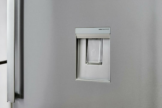 Whirlpool Kühlschrank mit Doppeltür 587Es Total NoFrost H186xB84xT75cm. Inox W84TE 72 X AQUA 2