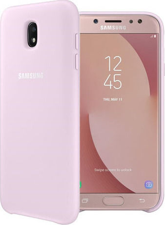 Samsung Umschlag Rückseite Kunststoff Rosa (Galaxy J3 2017)