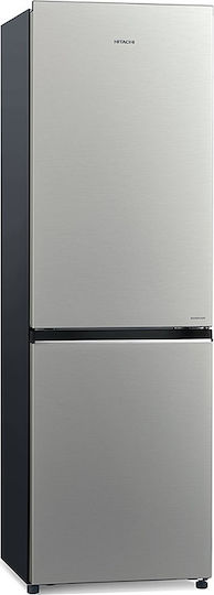 Hitachi Ψυγειοκαταψύκτης 330lt Total NoFrost Υ190xΠ59.5xΒ65εκ. Inox R-B411PRU0 BSL