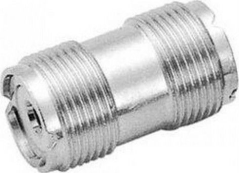 Ultimax V-7517 Μετατροπέας Coaxial female σε Coaxial female Ασημί 5τμχ