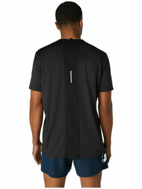 ASICS Ανδρικό T-shirt Μαύρο με Λογότυπο