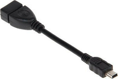 Forever Μετατροπέας micro USB male σε USB-A female Black 1τμχ