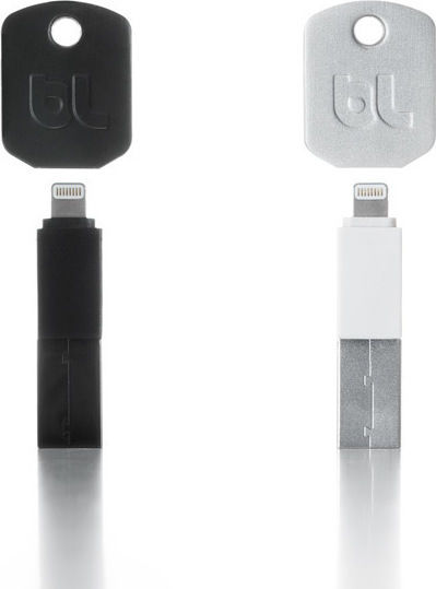 Bluelounge Kii Lightning iPhone 5/5s Конвертор Lightning мъжки към USB-A мъжки Черен 1бр