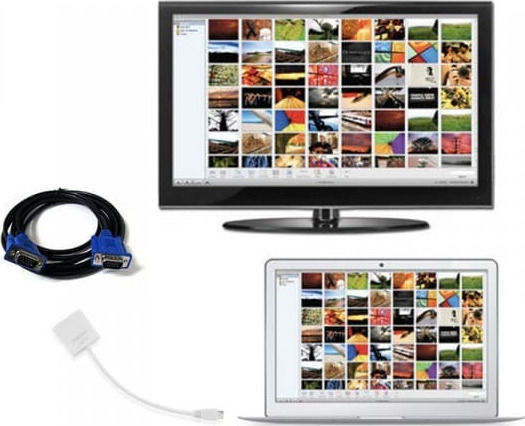 Approx APPC20 Μετατροπέας mini HDMI male σε VGA female Λευκό