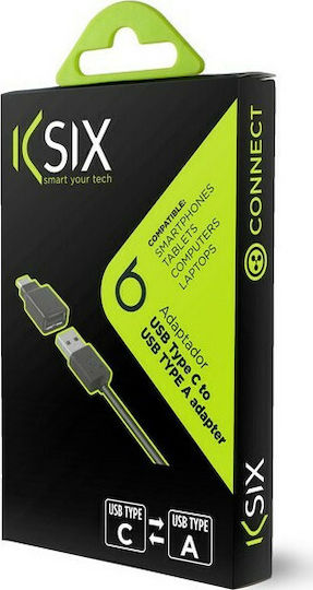 Ksix Converter USB-C male to USB-A female 1pcs BXADAPC01