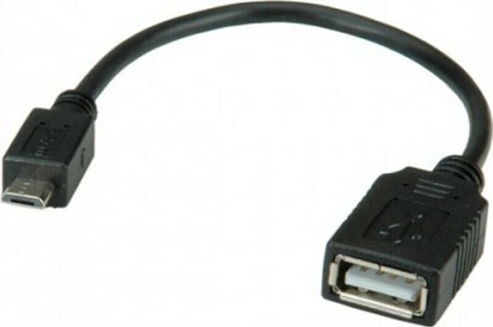 Μετατροπέας micro USB male σε USB-A female 1τμχ