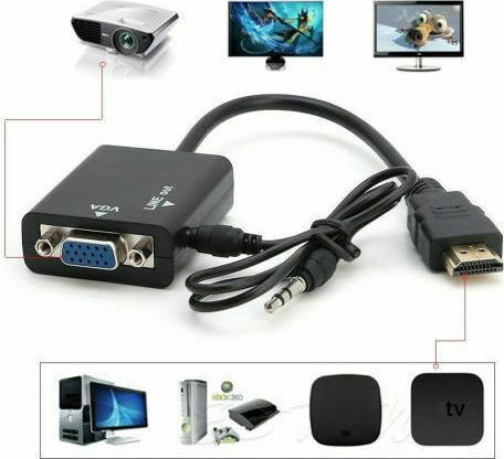 Nelbo Конвертор HDMI Мъжки към VGA Женски 1 Брой