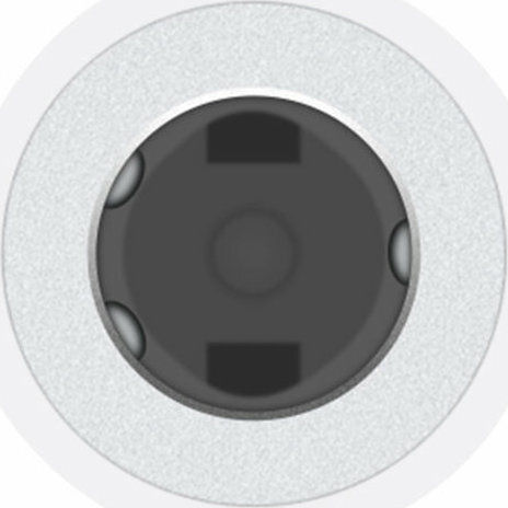 Apple Converter Lightning male to 3.5mm female White 1pcs MMX62AM/A